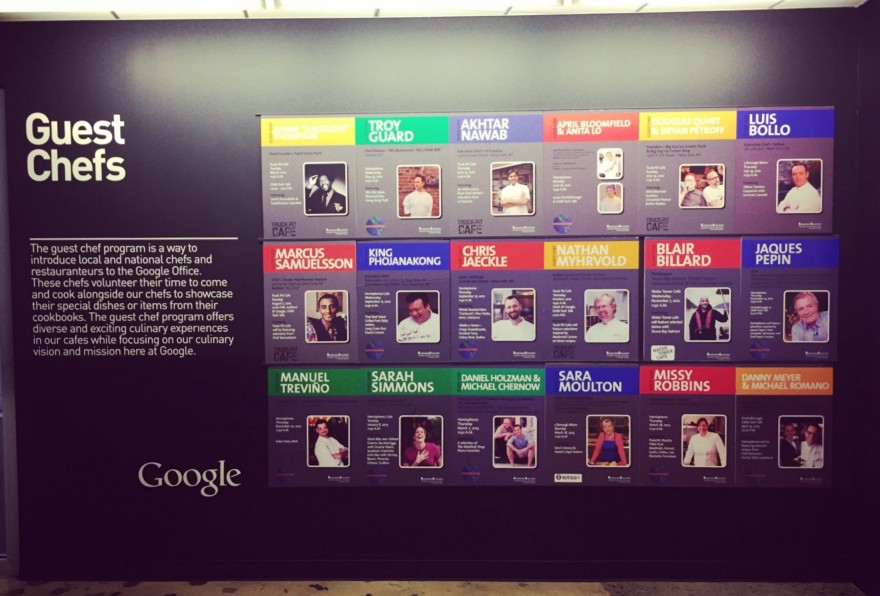 Google guest chefs