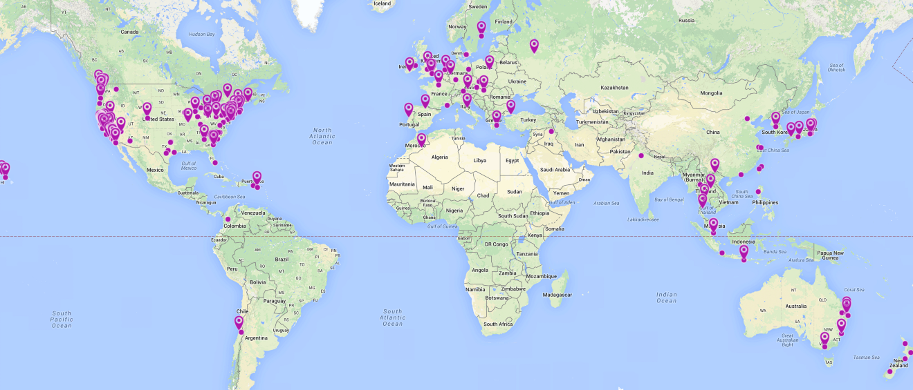 map of friends