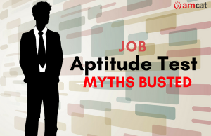Myths commonly believed around job oriented tests. (Design image courtesy Canva)