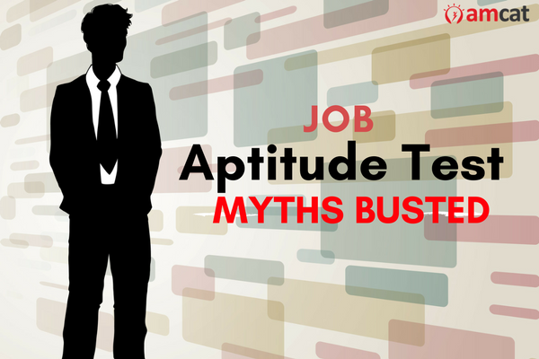 Myths commonly believed around job oriented tests. (Design image courtesy Canva)