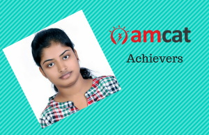 Arpita, a successful candidate placed via the AMCAT.