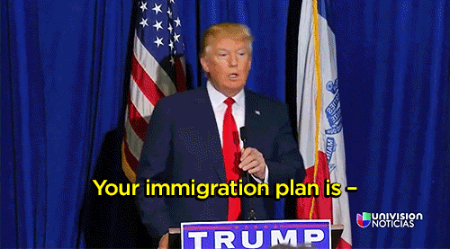 Rhetoric aside, how will his plan be executed? (Courtesy: Giphy)