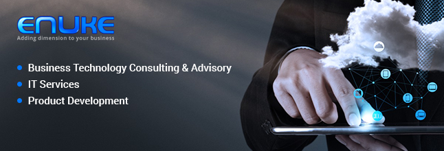 Enuke Software provides end to end web and mobile splutions (Image courtesy:: Company LinkedIn page)