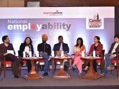 Panellists for the National Employability Conclave organised in New Delhi.