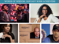 Success tips from January born achievers like Oprah Winfrey, AR Rahman, Jeff Bezos, Rahul Dravid and Michelle Obama.