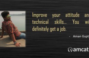 Aman Gupta, who was hired by Accenture, explains how he made it, with the AMCAT test.