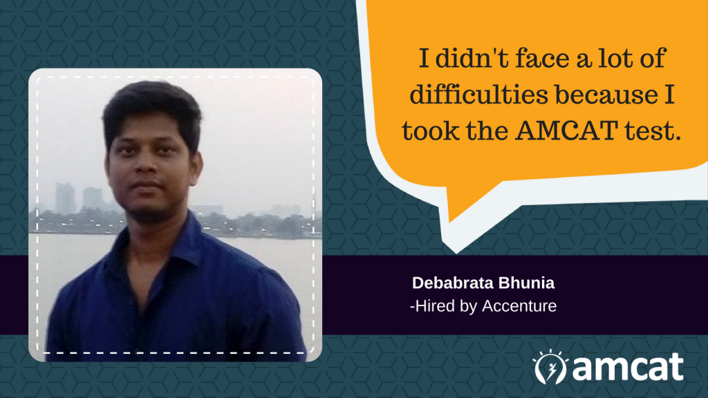 How AMCAT helped this civil engineering graduate get a job.