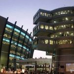 IT Parks dot the horizon in Bangalore.