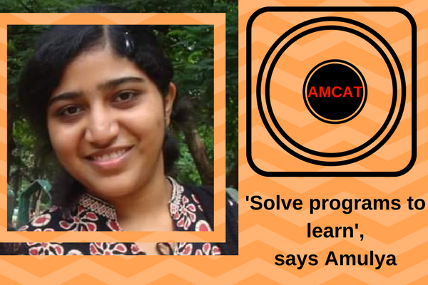 Solve programs to learn', says Amulya A tech enthusiast by nature, and a software developer by profession, Amulya tells her story of success.