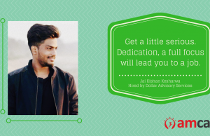 How this 2017 graduate became a business analyst in his fresher job.