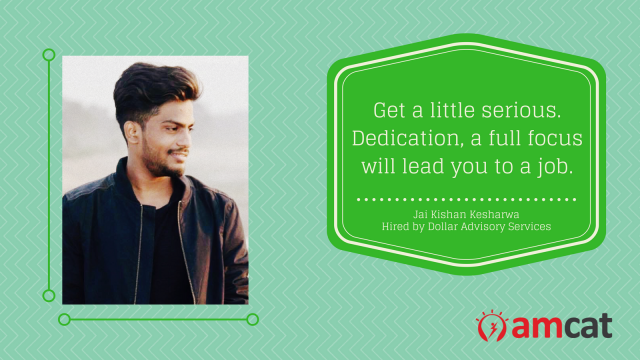 How this 2017 graduate became a business analyst in his fresher job.