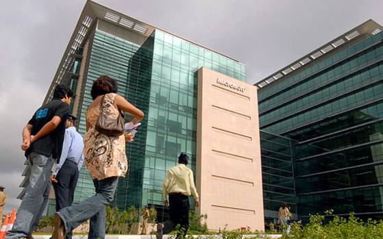 An exterior shot of the Microsoft office. (Image: India Today)