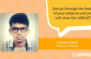 How he cracked the AMCAT test and got a job in Healthians.