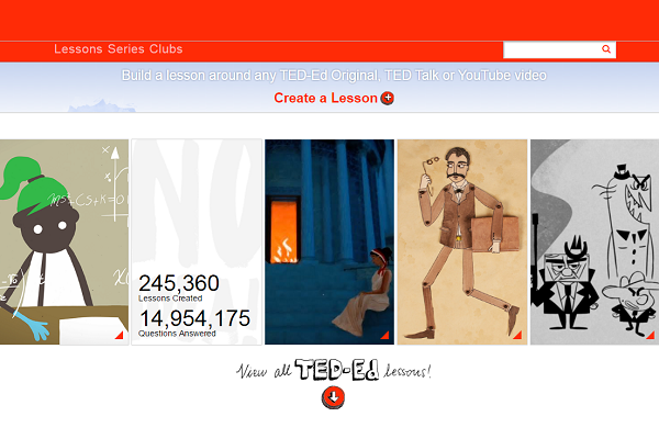 TED-Ed is TED’s youth and education initiative, through interactive lessons and videos.