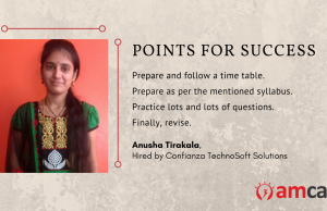 Searching for jobs? This is Anusha Tirakala's takeaway from her AMCAT journey.