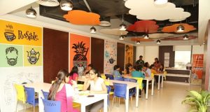 The office cafeteria in Indiamart in Noida. (Glassdoor)