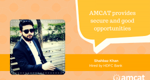 Read Shahbaz AMCAT Success Story