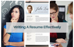 The differences between ways of getting help in writing a resume effectively.
