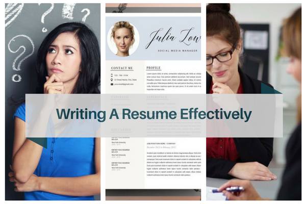 The differences between ways of getting help in writing a resume effectively.