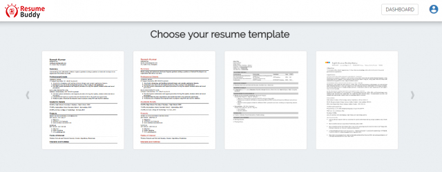 The next step in the ResumeBuddy program.