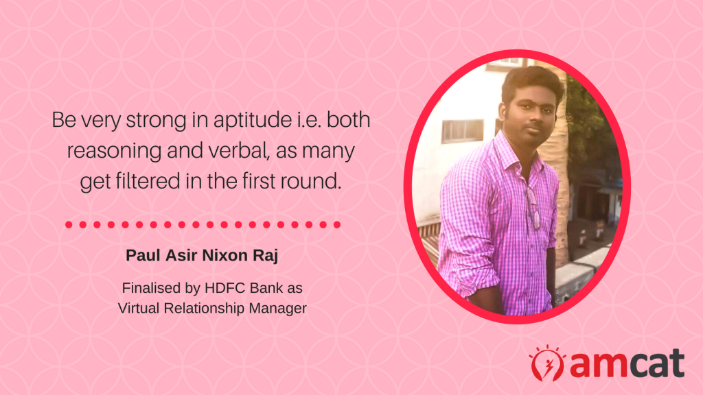 Meet Nixon and learn how he accomplished his job search journey with the AMCAT.