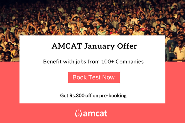 Book the AMCAT now and get great discounts.