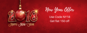 Ring in the New Year at an exciting discount. Get flat 150 off. 