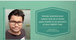 Aman Kumar gives us his AMCAT Testimonial.
