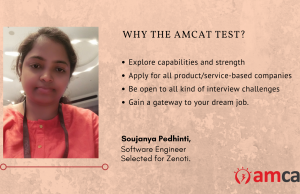Soujanya reviews the AMCAT Test to get her dream job.