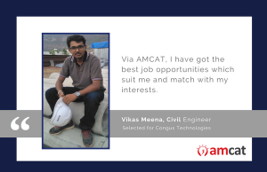 Vikas Meena details his AMCAT success story.