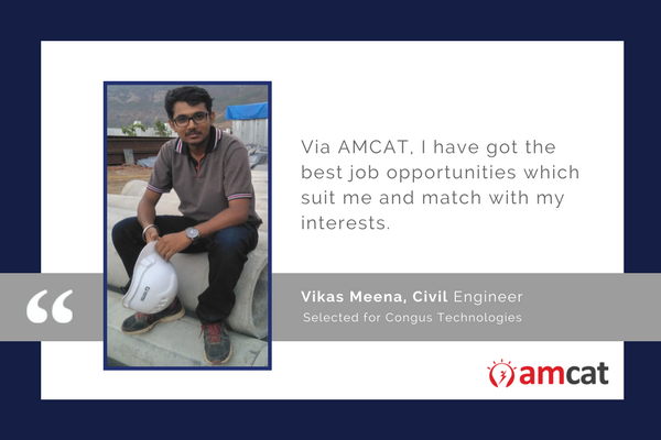 Vikas Meena details his AMCAT success story.