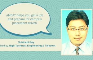 Subineet Roy recounts his success story with the AMCAT Test in this AMCAT review.