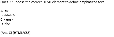 Sample question 1.