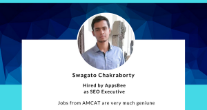 Swagato, in this AMCAT Testimonial, explains how the test helps even those without an engineering background.