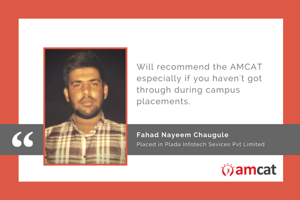 Fahad shares why you should take the AMCAT in this AMCAT Testimonial.