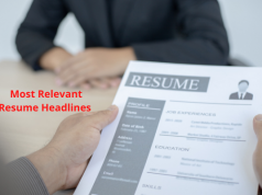 A resume headline or a resume title is a catchy brief that tells the interviewer who you are and highlights your value as an individual.