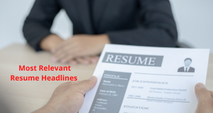 A resume headline or a resume title is a catchy brief that tells the interviewer who you are and highlights your value as an individual.