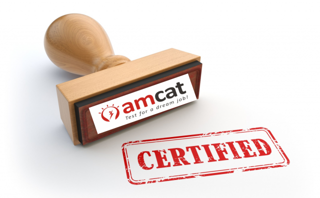 AMCAT certificates