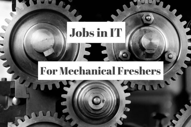 mechanical engineering freshers