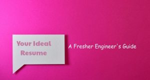 resume for engineering freshers