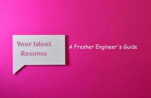 resume for engineering freshers