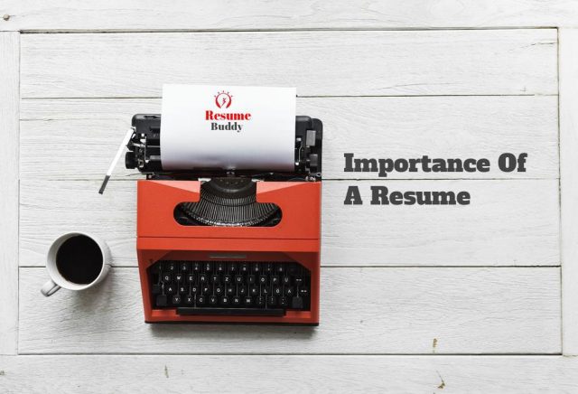 Importance of a resume