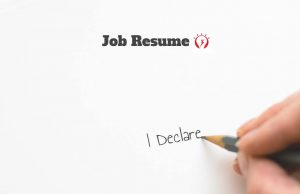 resume declaration