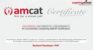 amcat certificates