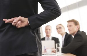 lying on the resume
