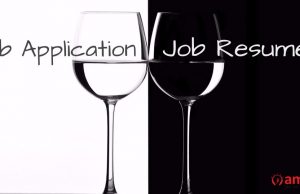 differences between a job application and resume
