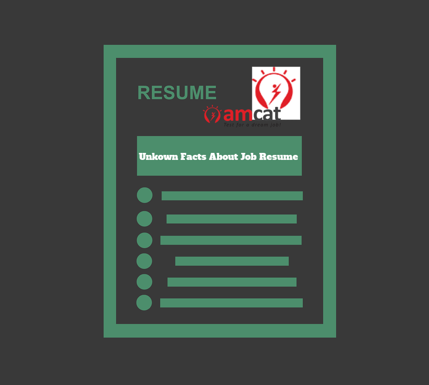 facts about a job resume