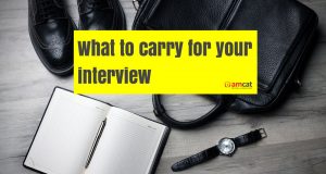 things to carry to your job interview