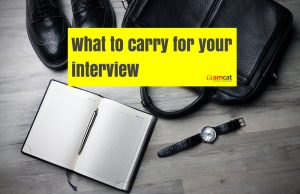 things to carry to your job interview