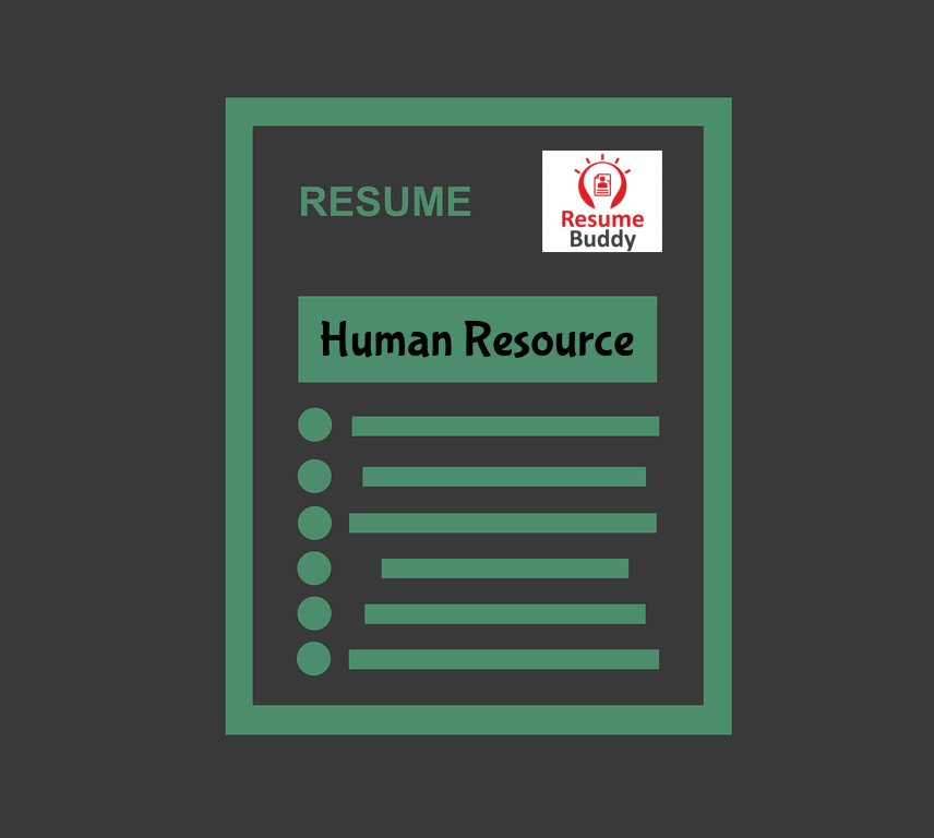 resume format for HR jobs